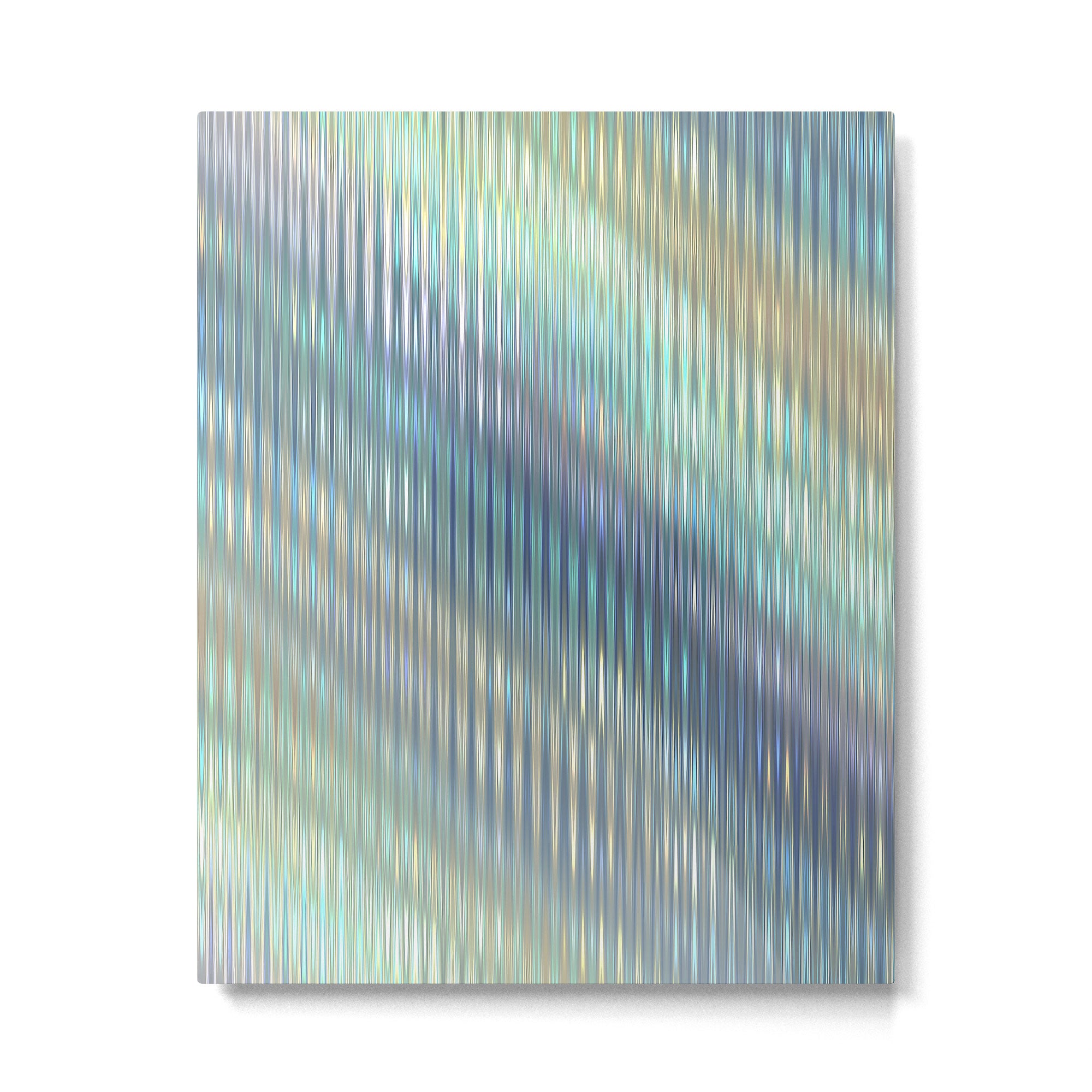Striped Abstract Glass Relection Metal Print Gallery Image 6