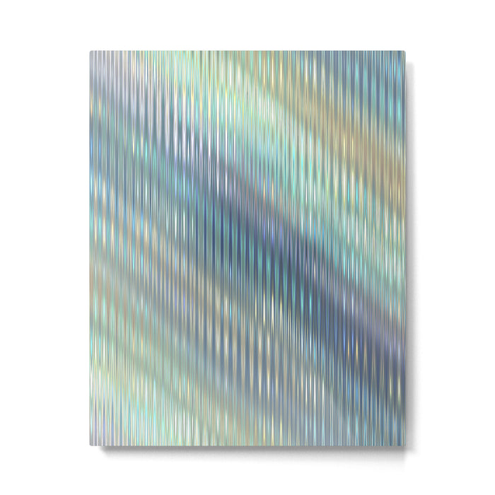 Striped Abstract Glass Relection Metal Print Gallery Image 1