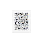 Terrazzo Mosaic Pattern, Gray and Neutral Art Print Gallery Image 1