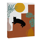 The Cat and The Sun II Canvas Print Gallery Image 8