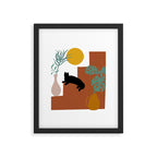 The Cat and The Sun II Framed Art Print Gallery Image 6