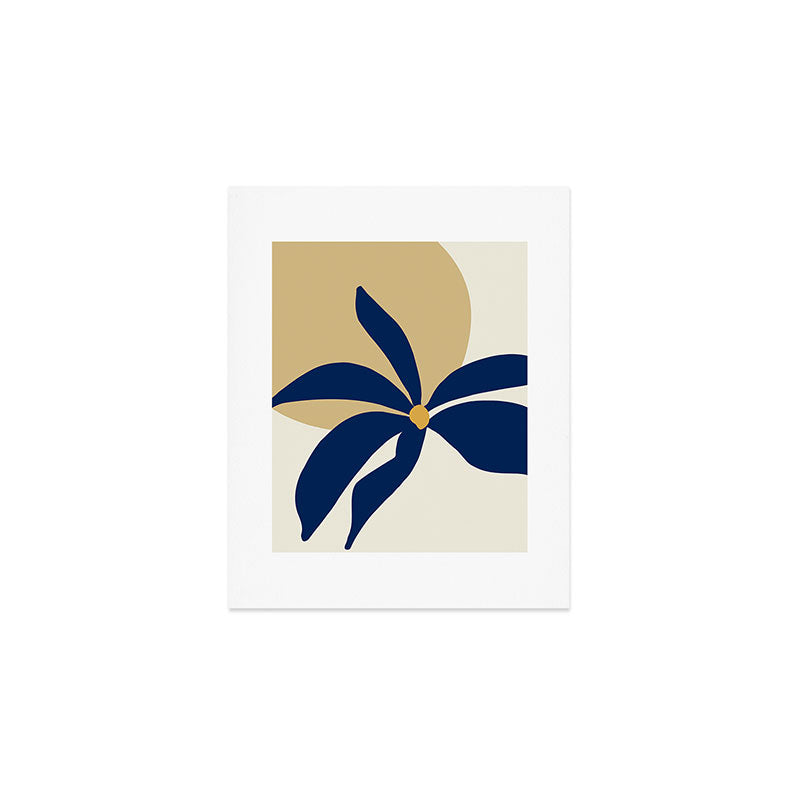 The Flower And The Sun, Floral Prints Art Print Gallery Image 1