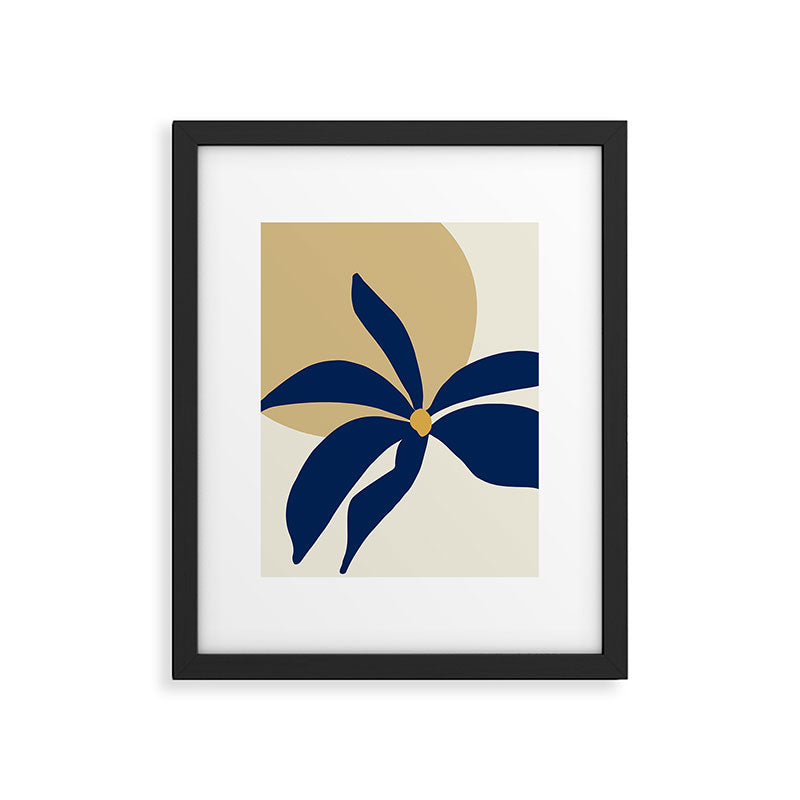 The Flower And The Sun, Floral Prints Framed Art Print Gallery Image 6