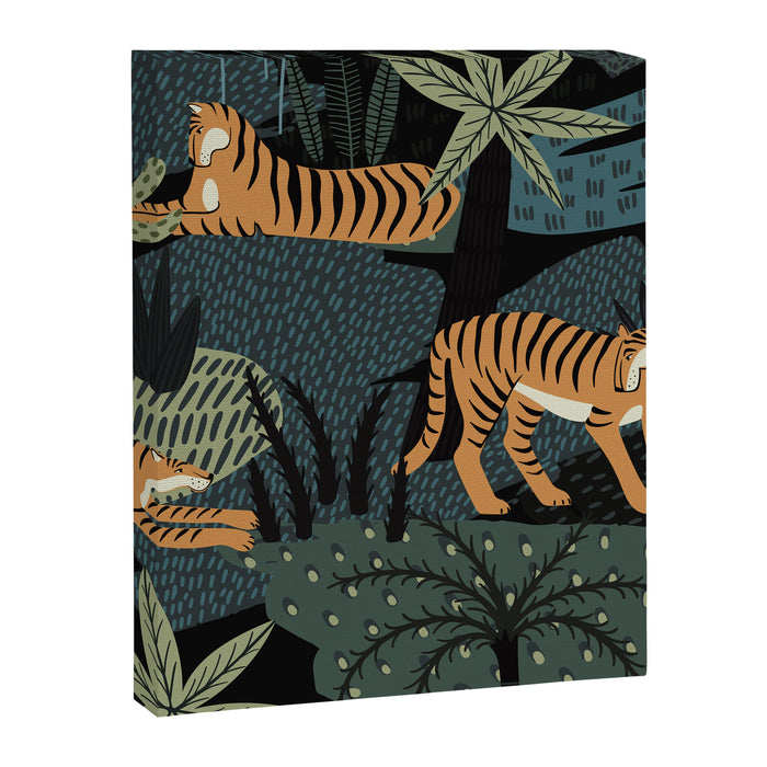 Tiger Jungle Canvas Print Gallery Image 1