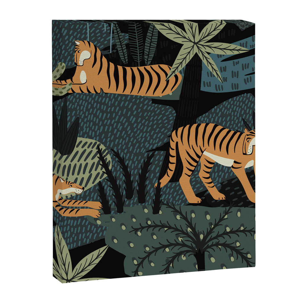 Tiger Jungle Canvas Print Gallery Image 8