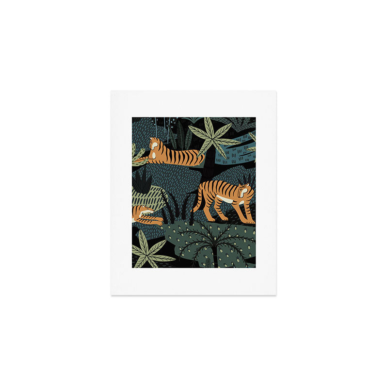 Tiger Jungle Art Print Gallery Image 1