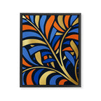 Tropical Leaf Decor Framed Canvas Print Gallery Image 8