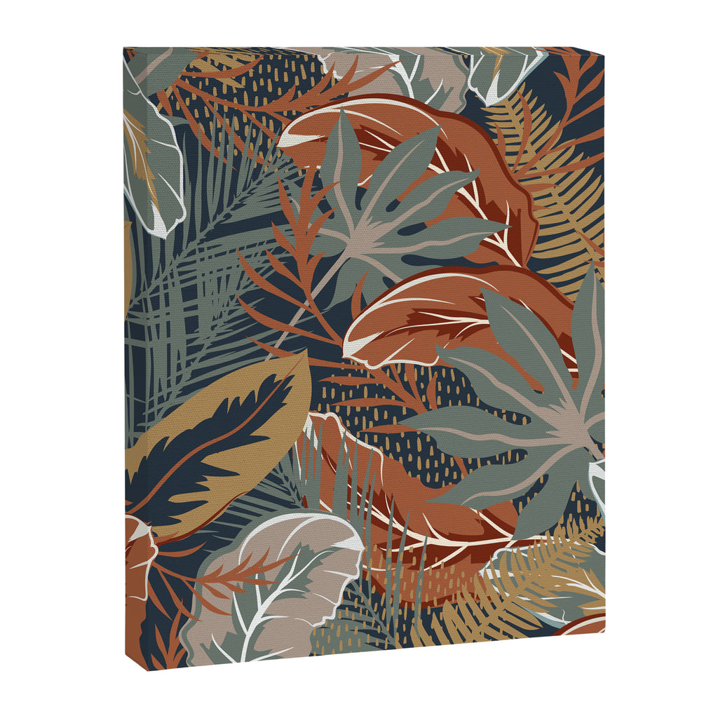 Tropical Wild Garden, Boho Wall Art Canvas Print Gallery Image 8