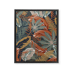 Tropical Wild Garden, Boho Wall Art Framed Canvas Print Gallery Image 8