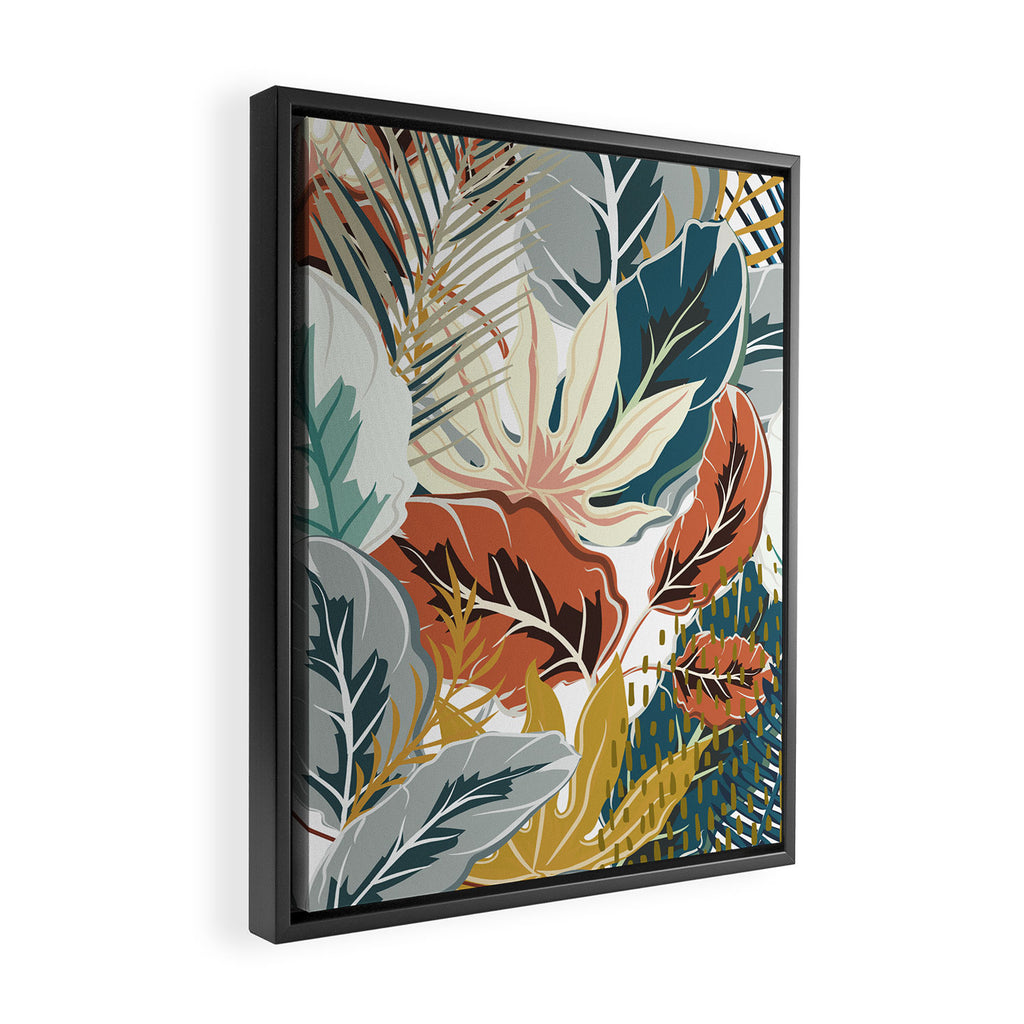 Tropical Wild Jungle Framed Canvas Print Gallery Image 2