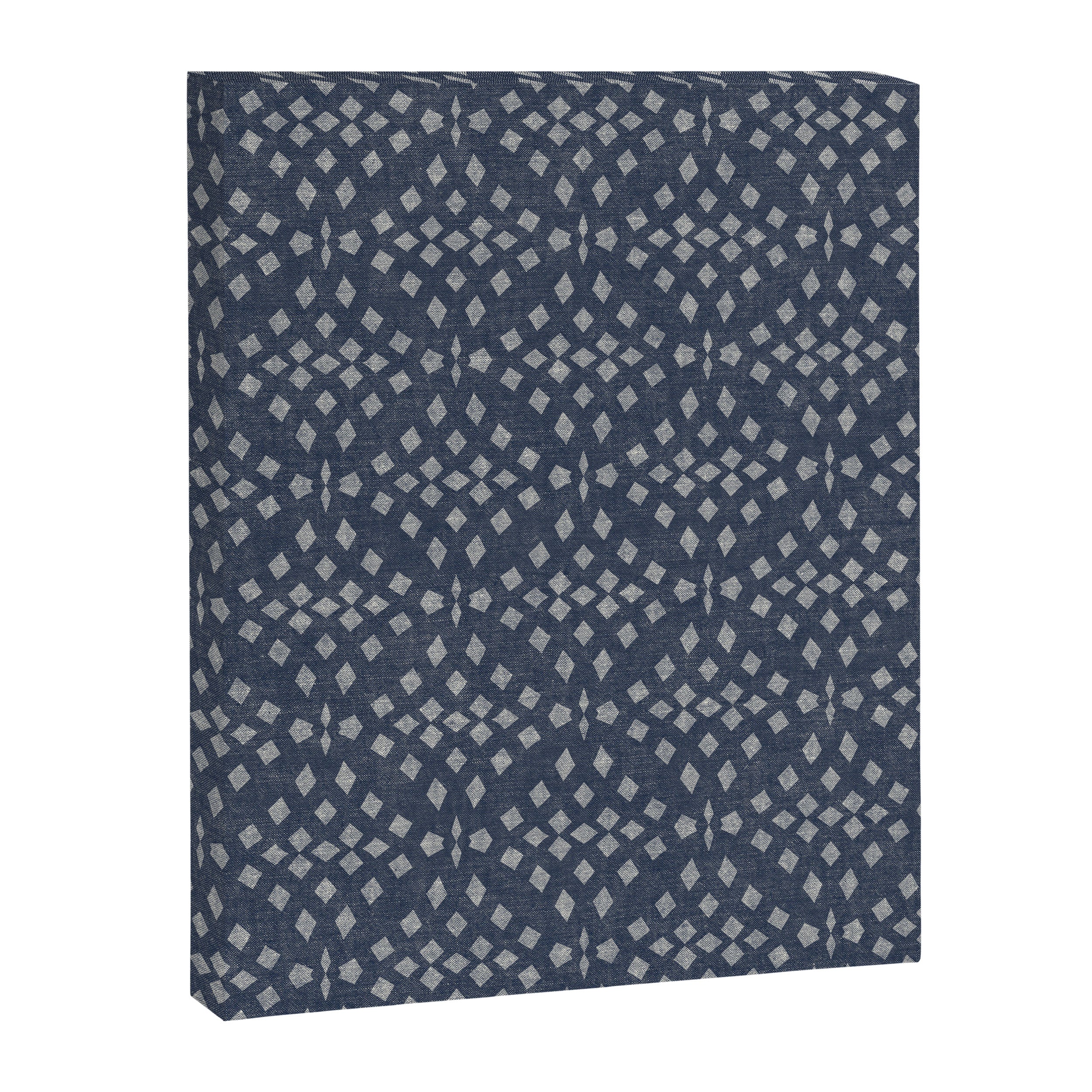 Vintage Patterned Blue Canvas Print Gallery Image 8
