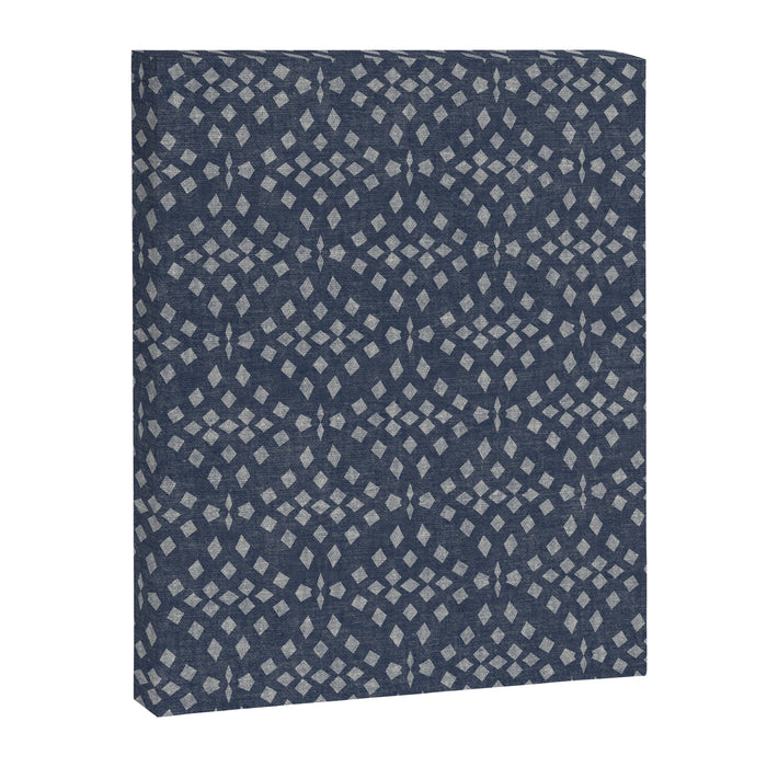 Vintage Patterned Blue Canvas Print Gallery Image 1