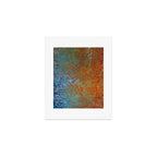Vintage Rust, Copper and Blue Art Print Gallery Image 1