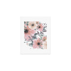 Watercolor, Blush Pink and Peach, Floral Prints Art Print Gallery Image 1