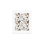 Watercolour Flowers Print, Neutral Tones, Digital Art Art Print Gallery Image 1