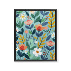 Whimsy Floral Infusion Framed Canvas Print Gallery Image 8