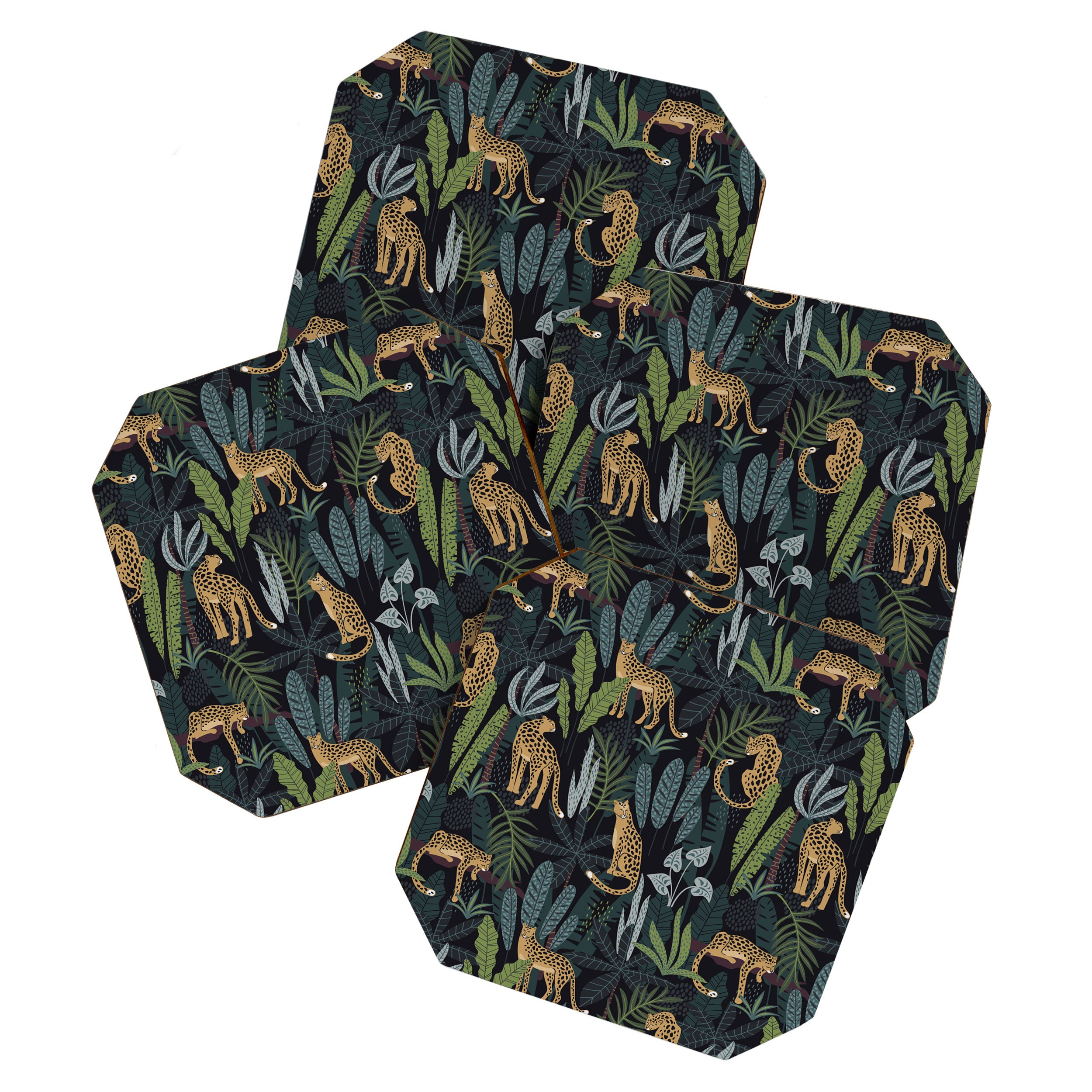 Wild Cheetah Prints Coaster Gallery Image 1