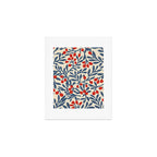 Winter Berries and Blue Art Print Gallery Image 1