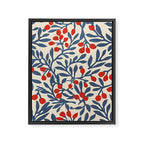Winter Berries and Blue Framed Canvas Print Gallery Image 8