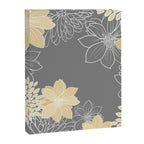 Yellow and Grey Floral Canvas Print Gallery Image 8