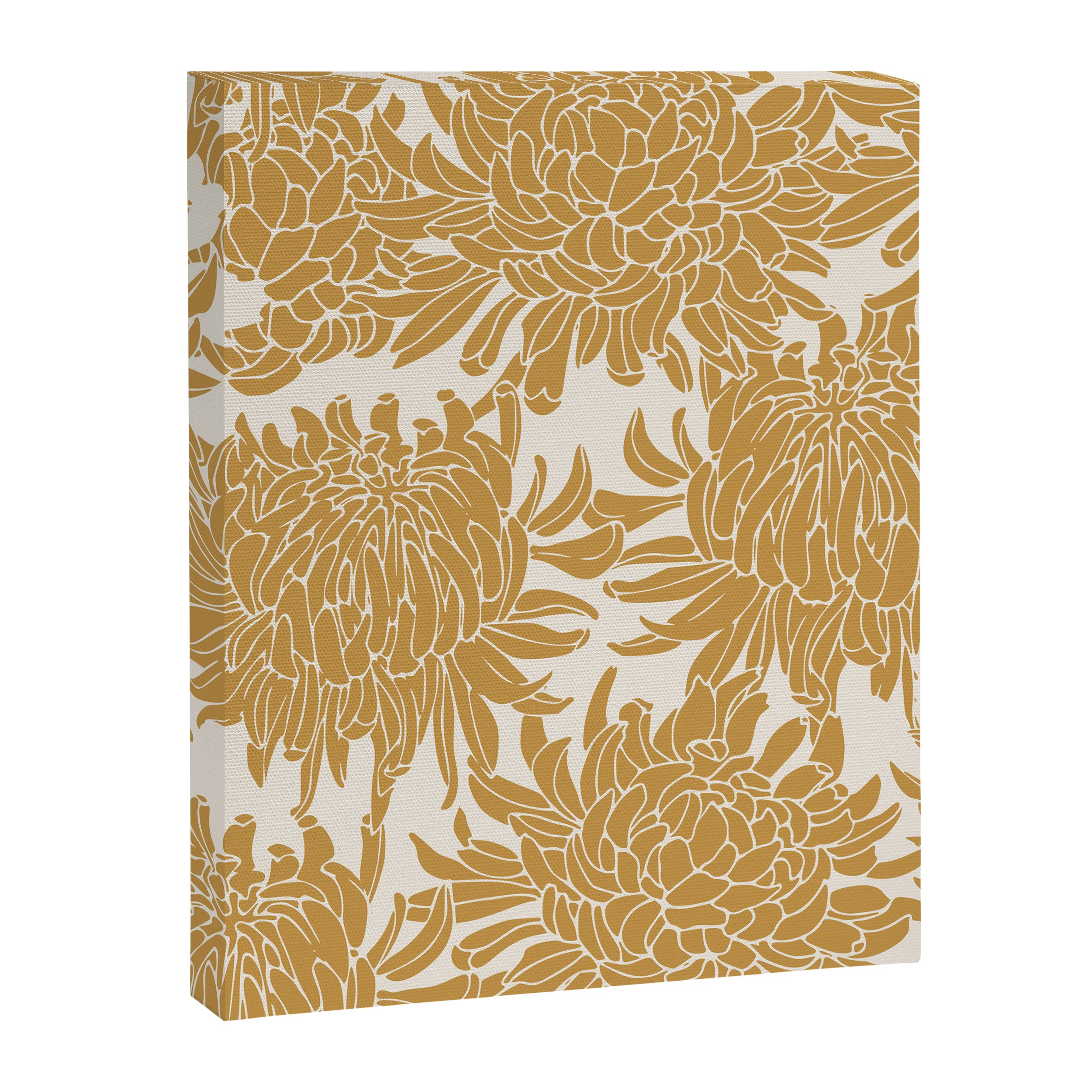 Yellow Chrysanthemums, Floral Canvas Print Gallery Image 8