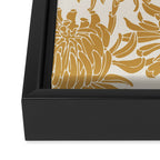 Yellow Chrysanthemums, Floral Framed Canvas Print Gallery Image 3