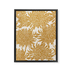 Yellow Chrysanthemums, Floral Framed Canvas Print Gallery Image 8