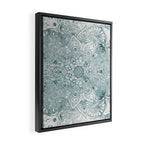 Yoga, Mandala, Prints Green, Wall Art Boho Framed Canvas Print Gallery Image 2