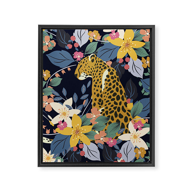 Ziggy Cheetah Prints Framed Canvas Print Gallery Image 8