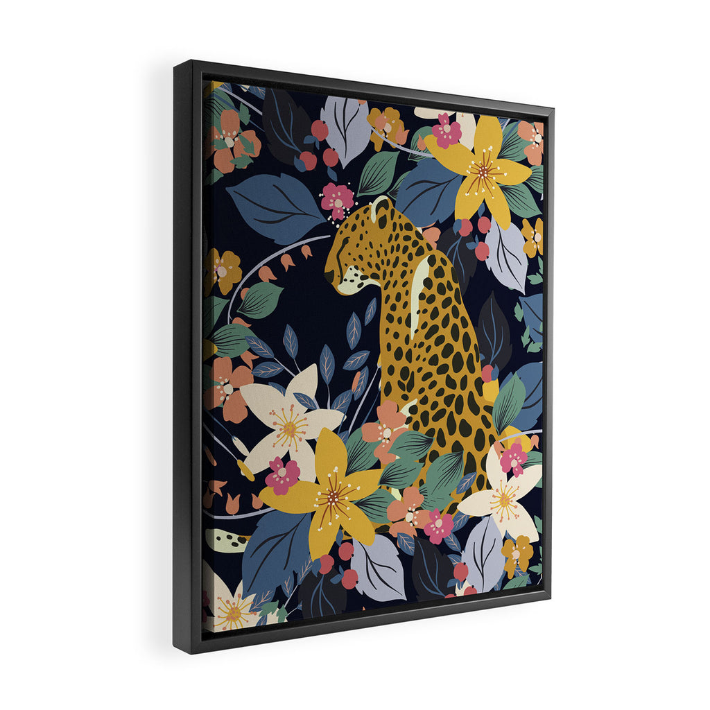 Ziggy Cheetah Prints Framed Canvas Print Gallery Image 2