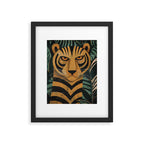 Zireth Tiger Framed Art Print Gallery Image 6