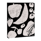 Abstract Fruit Black Canvas Print Gallery Image 6
