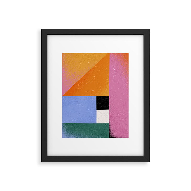 Color Block 01 Framed Art Print Gallery Image 5