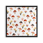 Mini Mushrooms Framed Canvas Print Gallery Image 3