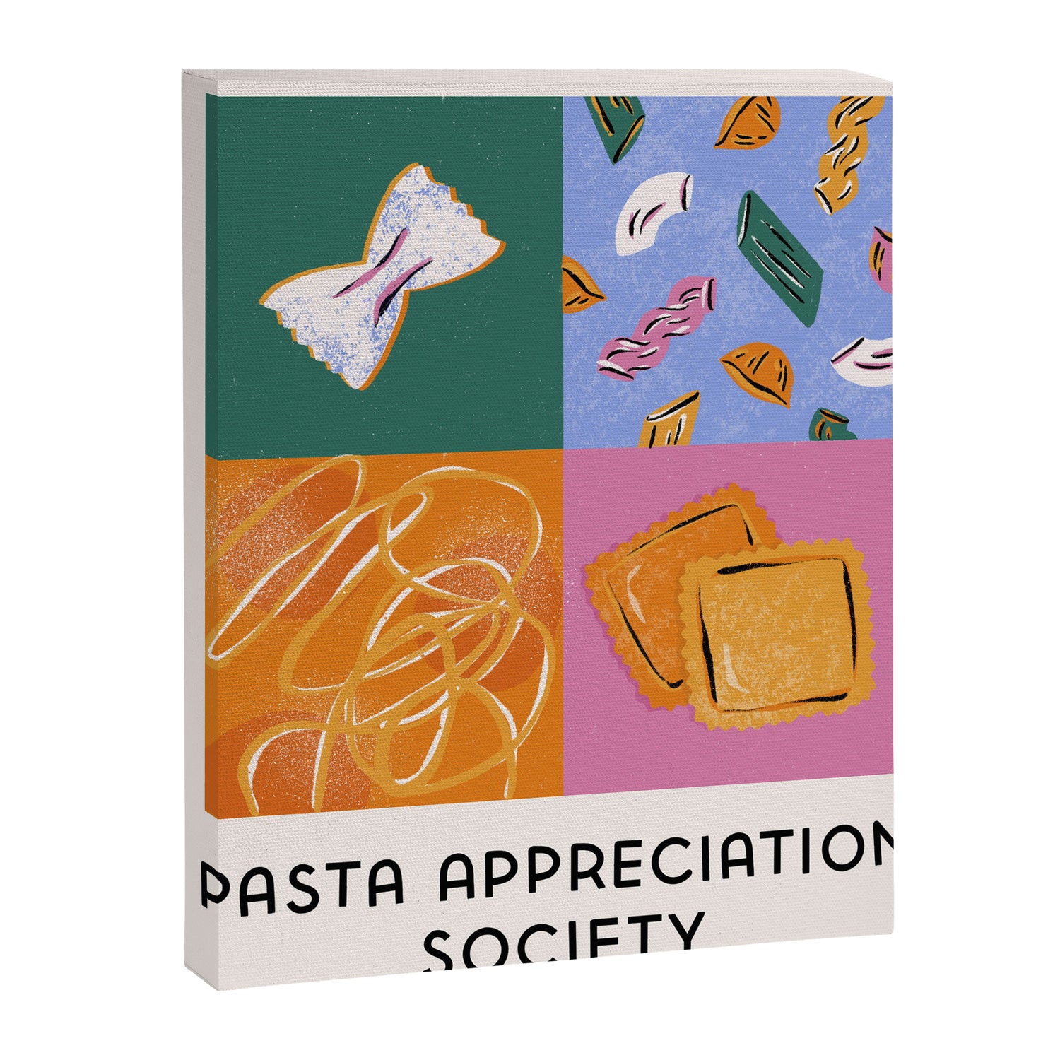 Pasta Appreciation Society Canvas Print Gallery Image 6