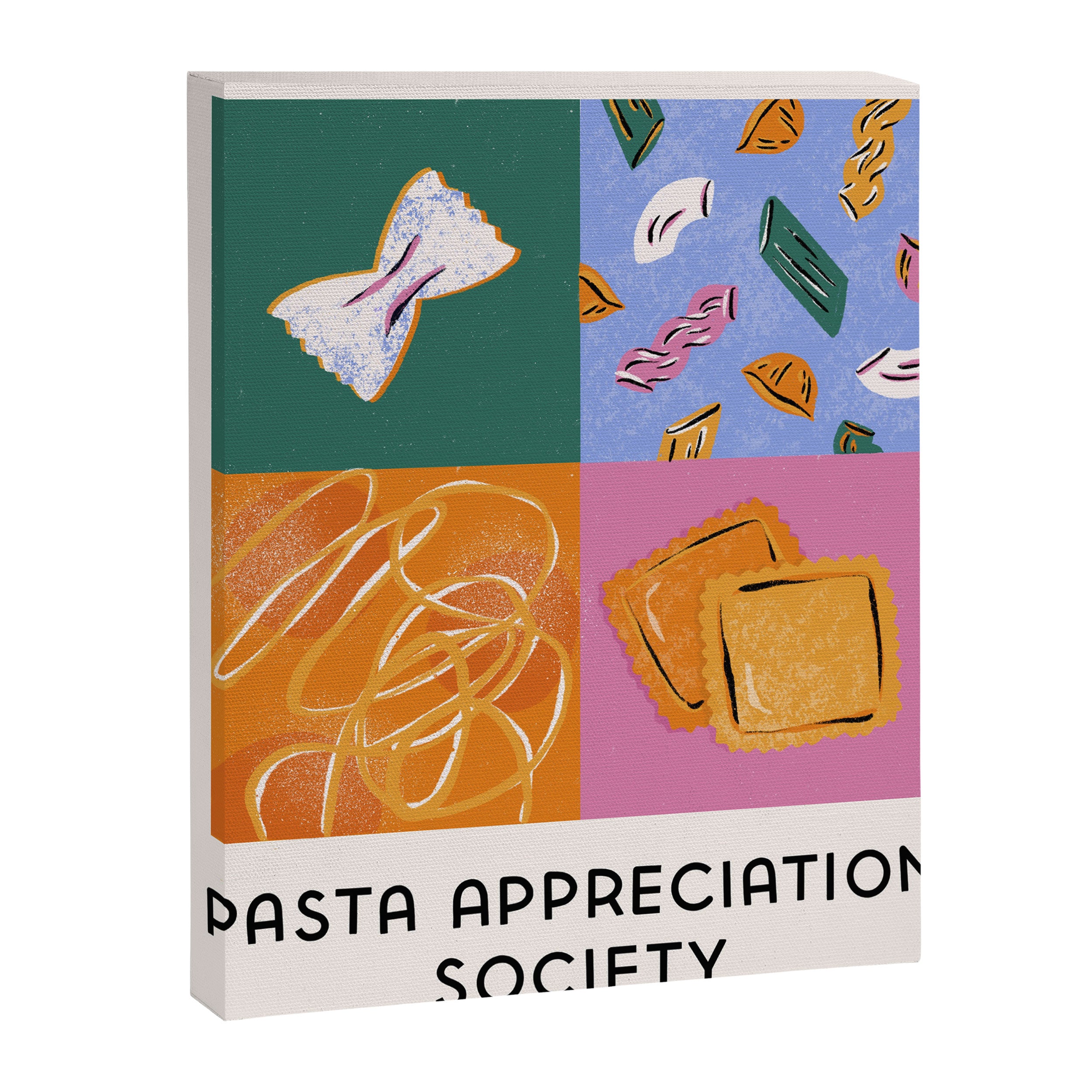 Pasta Appreciation Society Canvas Print Gallery Image 6