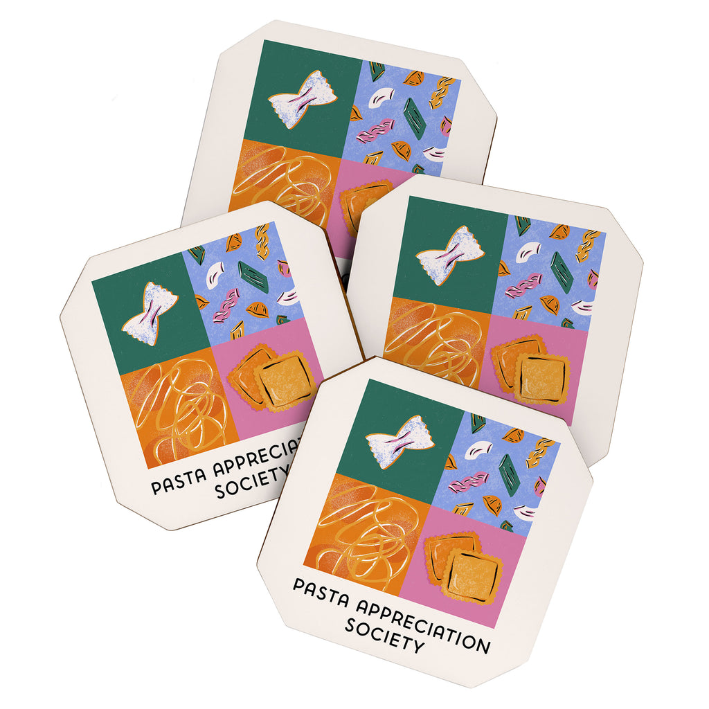 Pasta Appreciation Society Coaster Gallery Image 1
