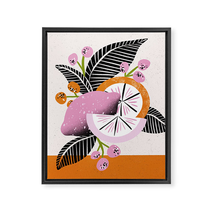 Pink Lemonade by Megan Roy Framed Canvas Print Gallery Image 1