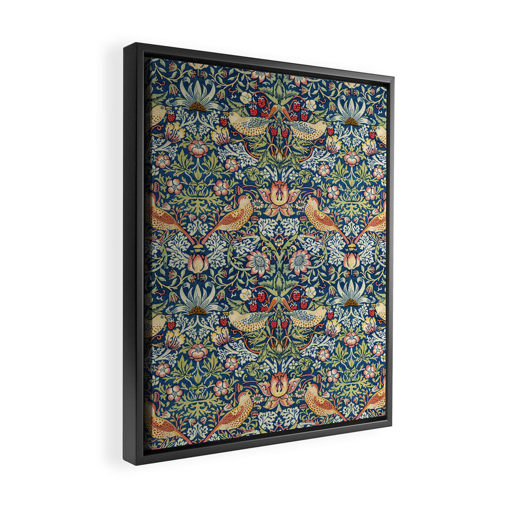 Strawberry Thief by William Morris, 1883 Framed Canvas Print Gallery Image 2