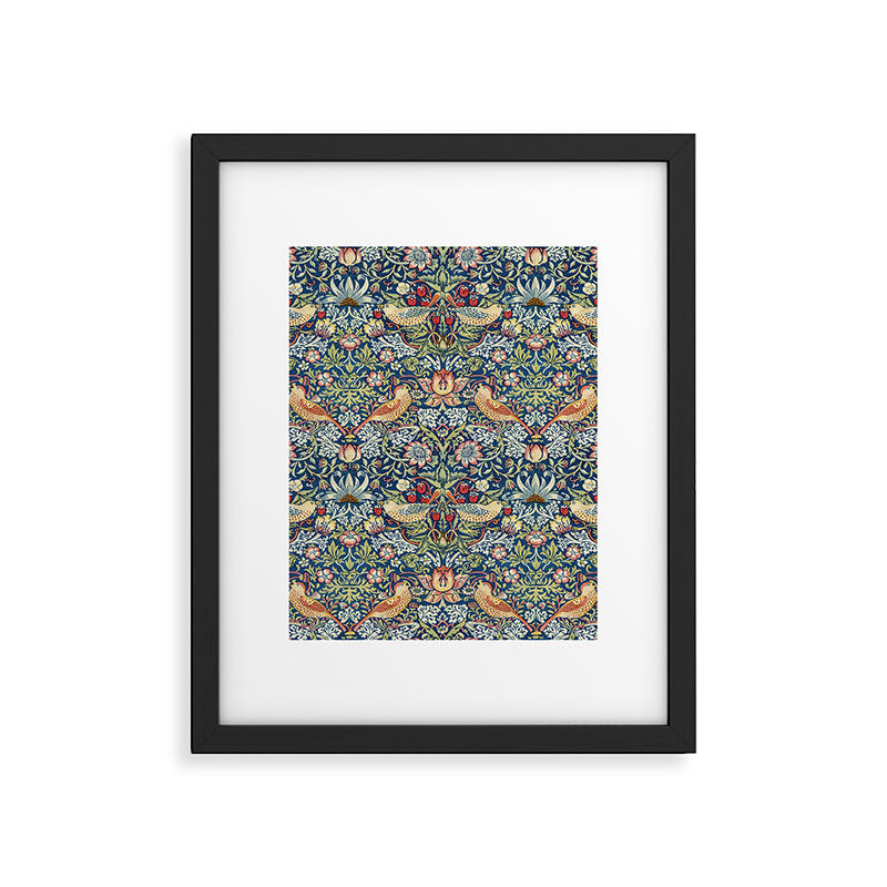 Strawberry Thief by William Morris, 1883 Framed Art Print Gallery Image 6