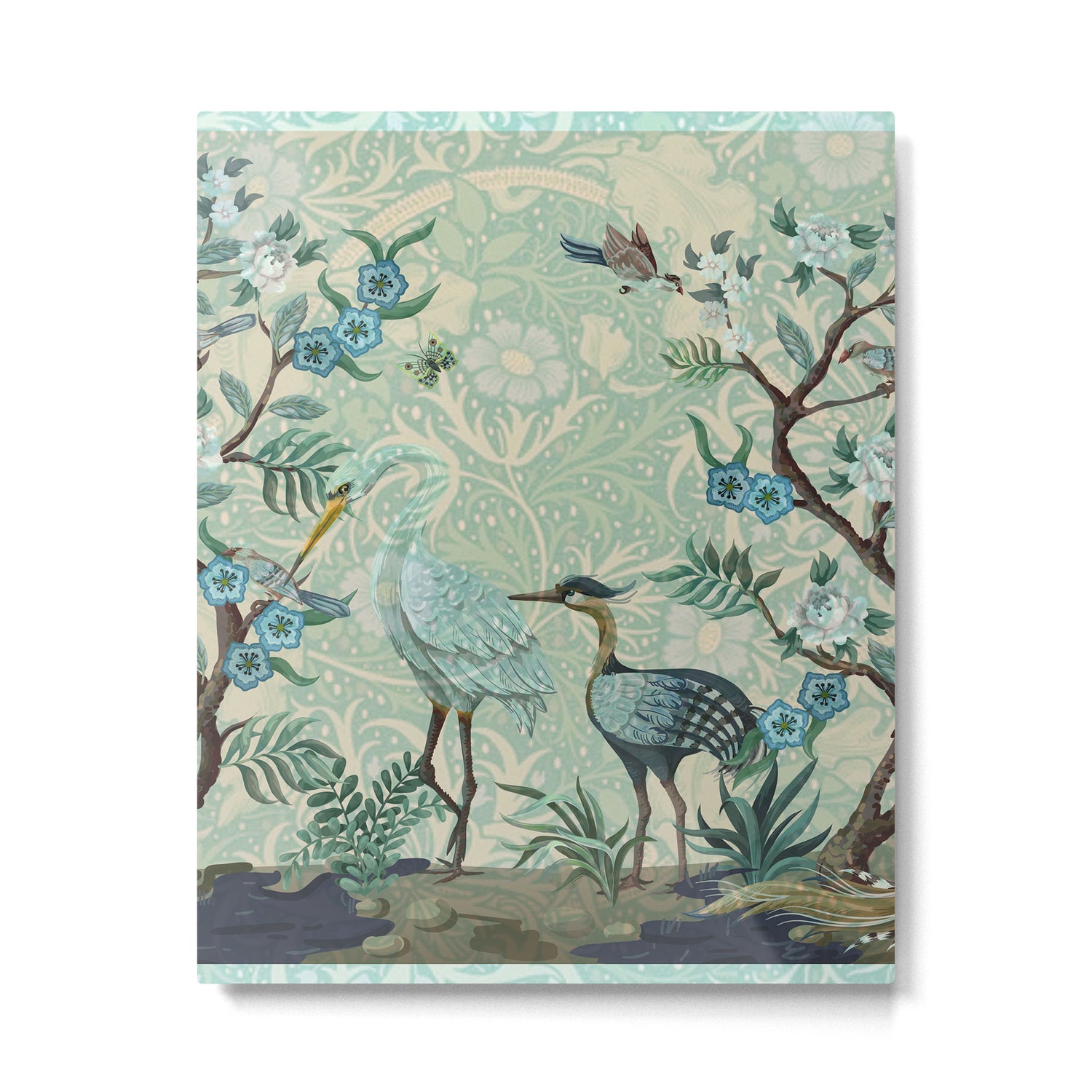 The Chinoiserie Panel Metal Print Gallery Image 4