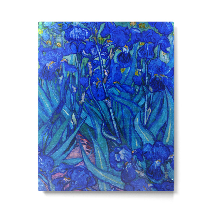Van Gogh Irises in Indigo Metal Print Gallery Image 1