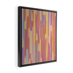 Acrylic Stripes Pattern Framed Canvas Print Gallery Image 2
