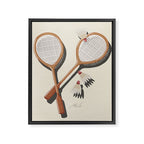 Badminton Retro Framed Canvas Print Gallery Image 8