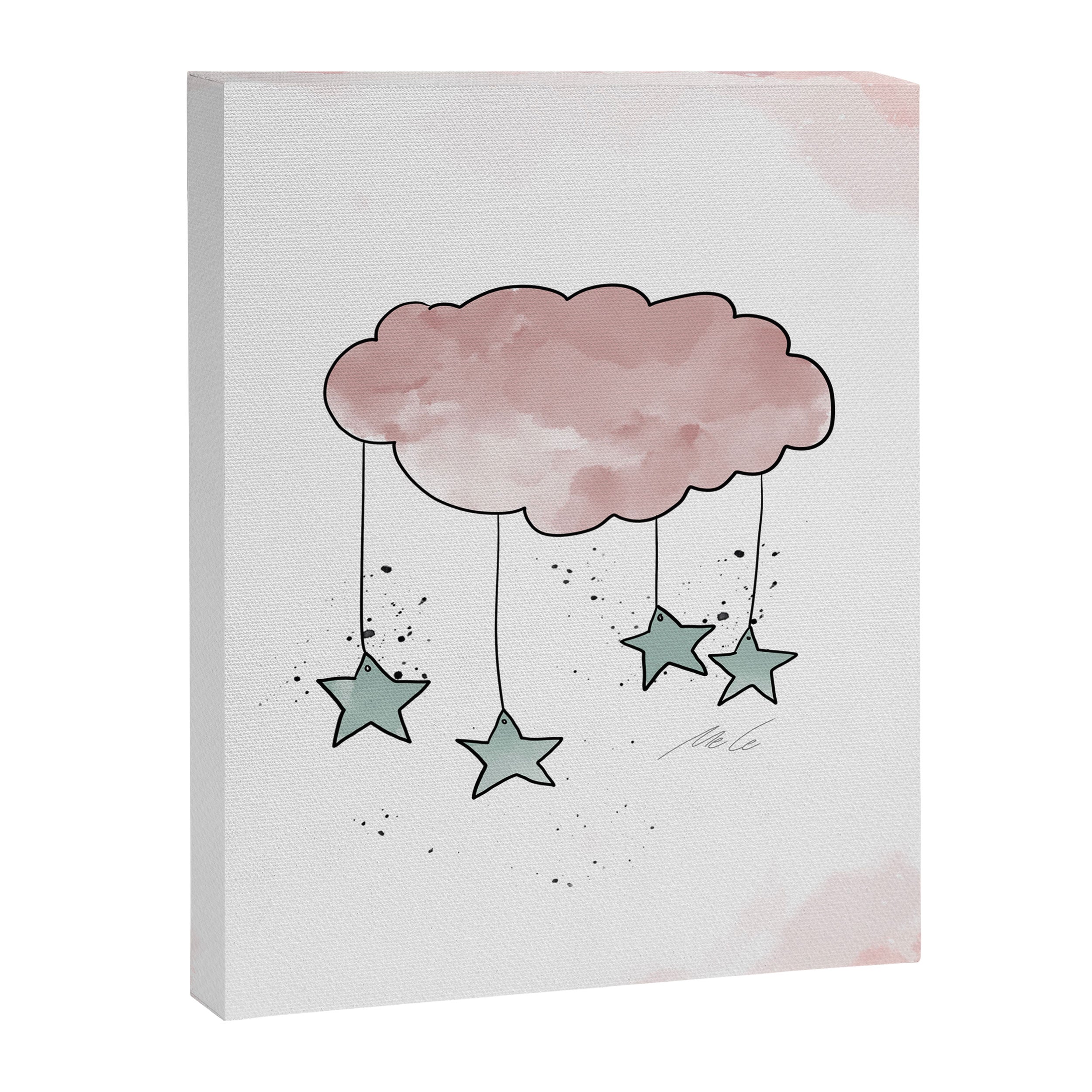 Cloud_Nursery Art_01 Canvas Print Gallery Image 6