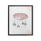Cloud_Nursery Art_01 Framed Canvas Print Gallery Image 6