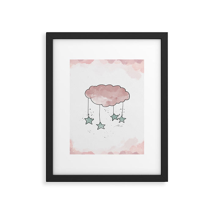 Cloud_Nursery Art_01 Framed Art Print Gallery Image 1