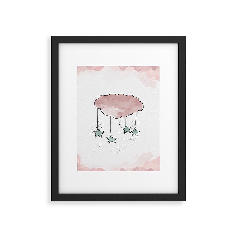 Cloud_Nursery Art_01 Framed Art Print Gallery Image 5