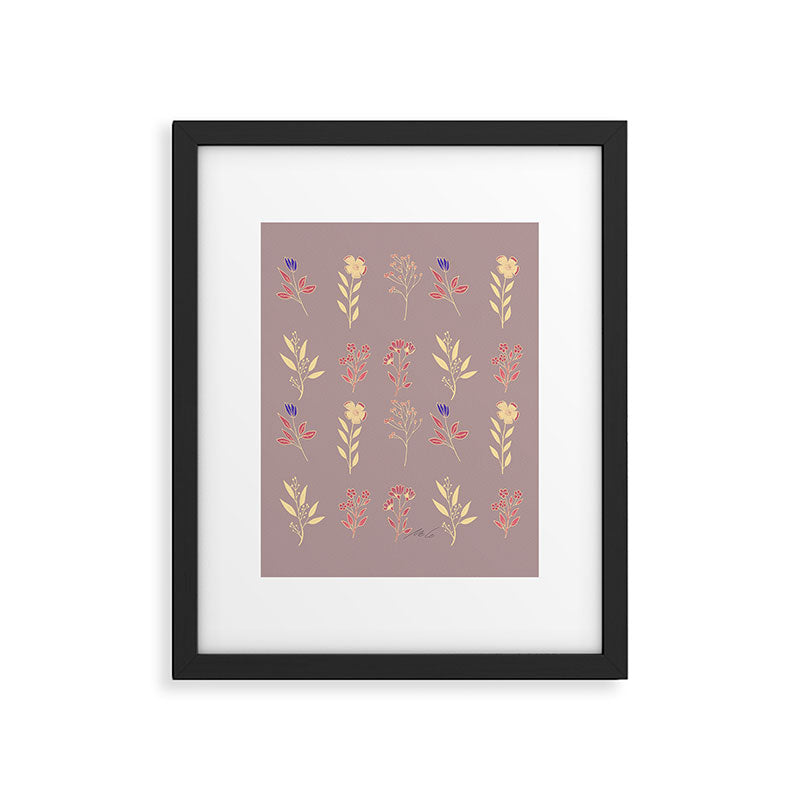 Flower Pattern_07 Framed Art Print Gallery Image 4