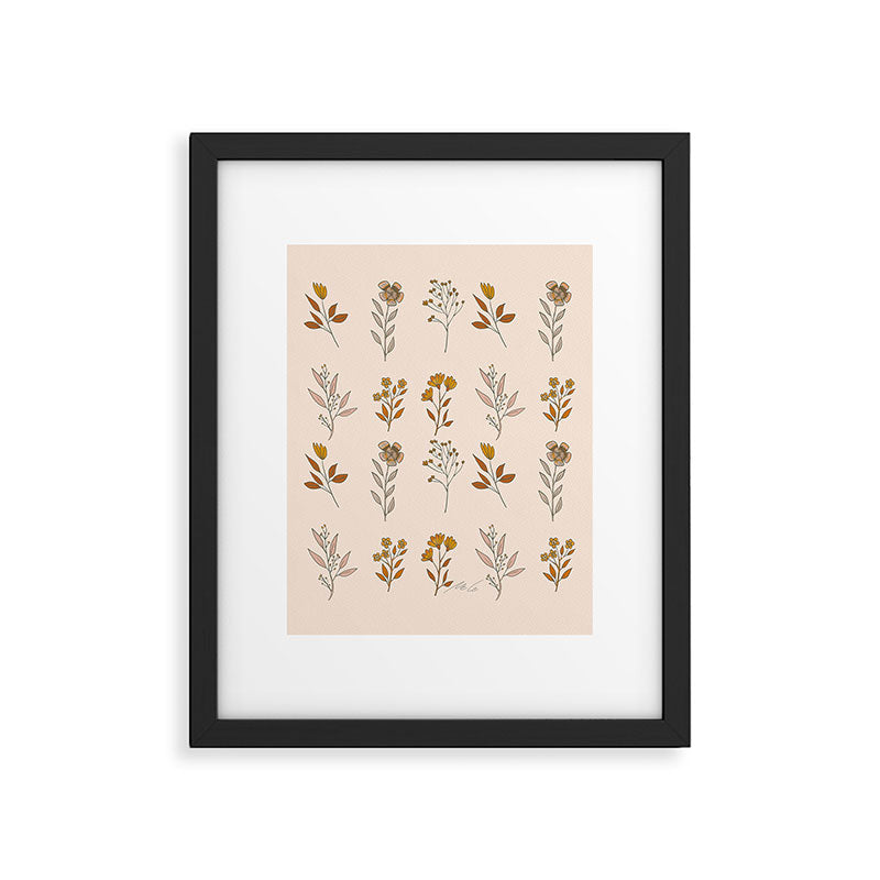 Flower Pattern_16 Framed Art Print Gallery Image 4
